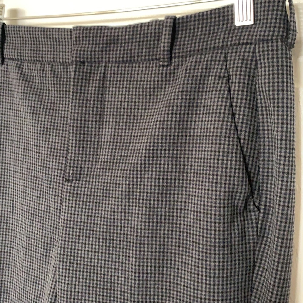 ZARA | Houndstooth Straight Leg Pants Sz US 8 - Picture 4 of 6